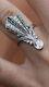 Vintage Style 925 Sterling Silver Ring Women Round Shape Cubic Zirconia Adastra