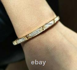 Vintage Style Love Men's/Women's 7.5 Fine Bangle Bracelet 925 Sterling Silver