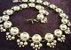 Vintage Style Taxco Mexican 925 Sterling Silver Deco Bead Beaded Necklace Mexico