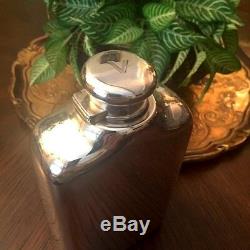 Vintage TIFFANY & CO Sterling Silver EXTRA LARGE FLASK Holds 8 GILLS 32 Ounces