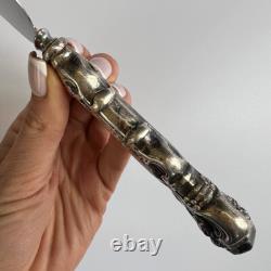 Vintage Tableware Sterling Silver 925 Handle Food Stainless Steel