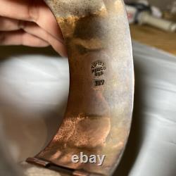 Vintage Taxco Mexico FHV 925 Sterling Silver Ball Bead Clamper Bangle 74g