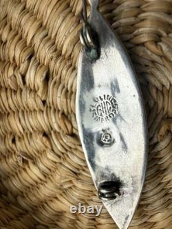 Vintage Taxco Sterling Silver Abalone Fish Brooch EHC Eagle 2 Hallmark 4.87 G