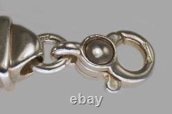 Vintage Tiffany & Co 18ct Gold & Silver Chain Necklace Heavy Curb Link 120 grams