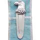 Vintage Tiffany & Co. Sterling Silver Eagle Head Bookmark