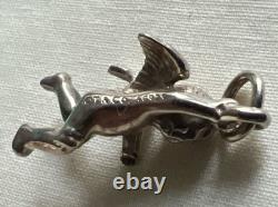Vintage Tiffany & Co. Sterling Silver Small Cherub Angel Charm Pendant