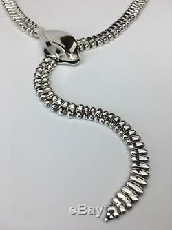 Vintage Tiffany Sterling Silver Snake Belt By Elsa Peretti Rare 39 Long