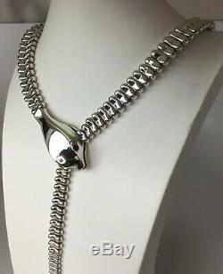 Vintage Tiffany Sterling Silver Snake Belt By Elsa Peretti Rare 39 Long