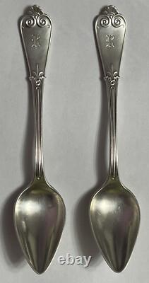 Vintage Tiffany Sterling Silver desert spoon? (2 pieces) Rare Tiffany Pat 1889
