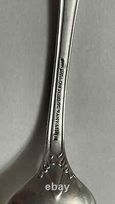 Vintage Tiffany Sterling Silver desert spoon? (2 pieces) Rare Tiffany Pat 1889