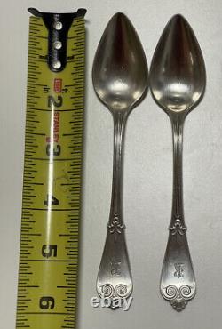 Vintage Tiffany Sterling Silver desert spoon? (2 pieces) Rare Tiffany Pat 1889