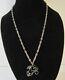 Vintage Unoaerre 925 Italy Mariner Link Anchor Chain Necklace & Sterling Pendant