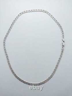 Vintage Unisex Statement Jewelry Chain, 925 Sterling Silver, Signature, 31.2g