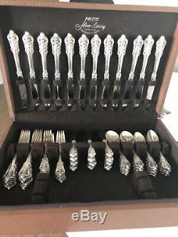 Vintage Wallace Grande Baroque 6 Piece Service For 12 72 Piece Set