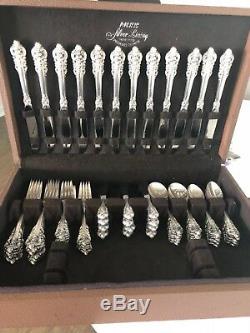 Vintage Wallace Grande Baroque 6 Piece Service For 12 72 Piece Set