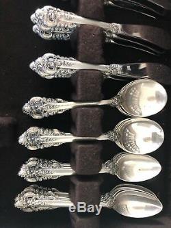 Vintage Wallace Grande Baroque 6 Piece Service For 12 72 Piece Set