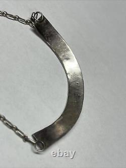 Vintage antique sterling silver 925 handmade necklace