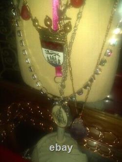 Vintage jewelry lot sterling silver gold gemstones bracelets, earrings, necklace