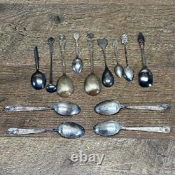 Vintage spoon collection-925/Sterling/Plated