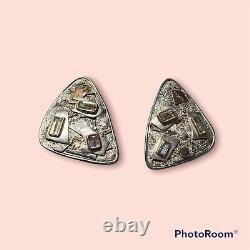 Vintage sterling silver 925 earrings