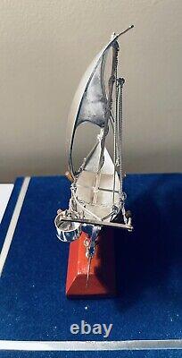 Vintage sterling silver boat