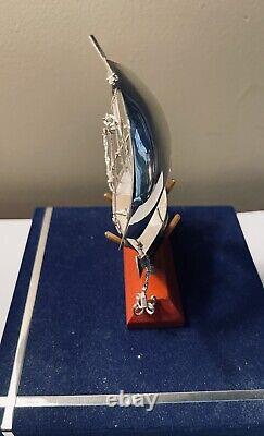 Vintage sterling silver boat