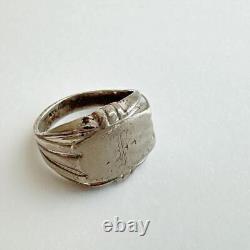 Vintage sterling silver ring, size 23