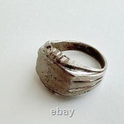 Vintage sterling silver ring, size 23