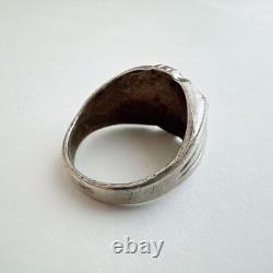 Vintage sterling silver ring, size 23