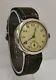 Vtg 1928 James Weir Solid Sterling Silver Cushion Trench Style Gents Wrist Watch