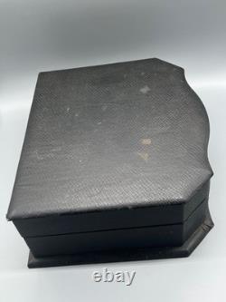 Vtg Antique Silver Color Art Nouveau Floral Dresser 10-piece Brushes Vanity Set