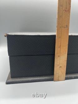 Vtg Antique Silver Color Art Nouveau Floral Dresser 10-piece Brushes Vanity Set