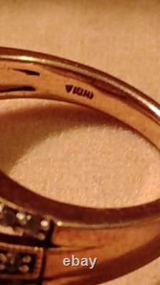 Vtg JWBR Opal & Beryl Wide Band Ring 925 Silver Size 8