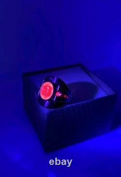 WW2 Vintage Soviet Union Sterling Silver 875 USSR Ring US 7.5 Ruby