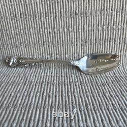 Wallace Sir Christopher STERLING Silver Pierced Serving Spoon Vintage 8.5