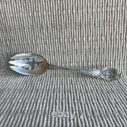 Wallace Sir Christopher STERLING Silver Pierced Serving Spoon Vintage 8.5