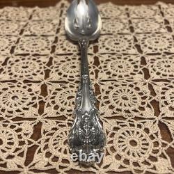 Wallace Sir Christopher STERLING Silver Pierced Serving Spoon Vintage 8.5