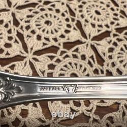 Wallace Sir Christopher STERLING Silver Pierced Serving Spoon Vintage 8.5