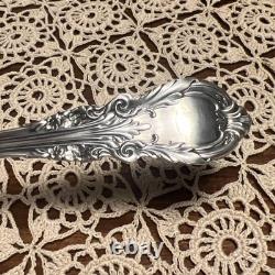 Wallace Sir Christopher STERLING Silver Pierced Serving Spoon Vintage 8.5