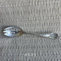 Wallace Sir Christopher STERLING Silver Pierced Serving Spoon Vintage 8.5