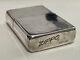 Zippo Oil Lighter Vintage 1970s-1980s Sterling Silver