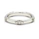 0.5ct Round Cut Diamond Wedding Ring Band 14k White Gold Finish Vintage Inspiré