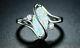 2ct Marquise Cut Lab A Créé Fire Opal Classic Women's Ring14k Plaqué Or Blanc