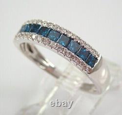 3.00ct Princess Lab Created Lbt Anniversary Wedding Ring 14k White Gold Finition