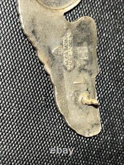 Ailes de l'équipage de l'armée de l'air USAAF de la Seconde Guerre mondiale en argent sterling vintage original
