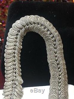 Antique Vintage Domaine En Argent Sterling Serpent Bracelet Dragon