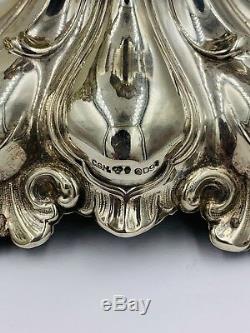 Argent Rococo Vintage Suédoise Sterling Bougie Bâton Jeu De 2