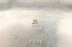 Assiette profonde en argent sterling vintage de l'héritage 10