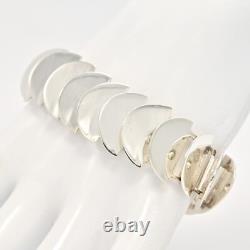 BRACELET VINTAGE ORIGINAL EN ARGENT STERLING DE L'HÉRITAGE GEORG JENSEN STYLE ASTRID FOG