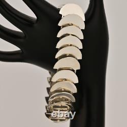 BRACELET VINTAGE ORIGINAL EN ARGENT STERLING DE L'HÉRITAGE GEORG JENSEN STYLE ASTRID FOG